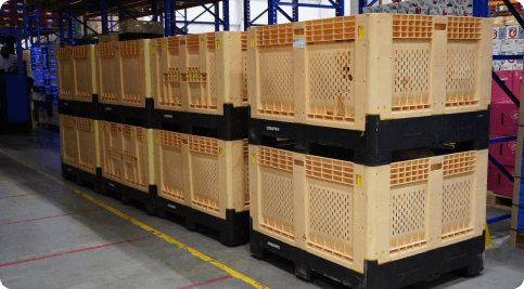 Caixas Plásticas Dobráveis